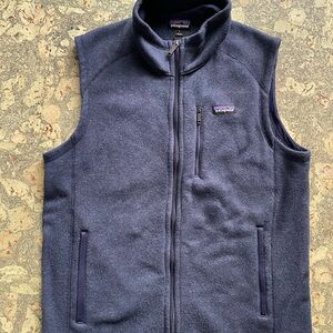 Patagonia Men's Better Sweater® Fleece Vest Midnight Blue Navy Size L